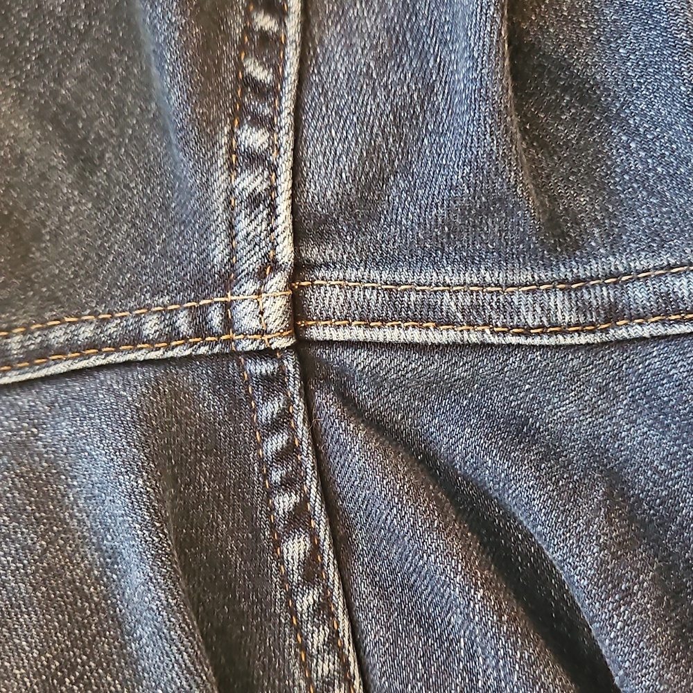 Classic Blue Mid Rise Bootcut Jeans - Picture 9 of 12
